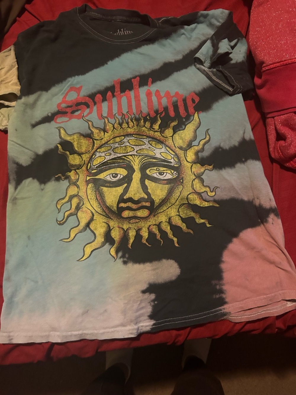 Sublime Tie-Dye Sun Graphic Tee - Multicolor